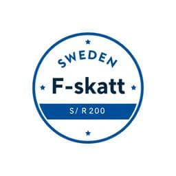 Godkänd för F-skatt